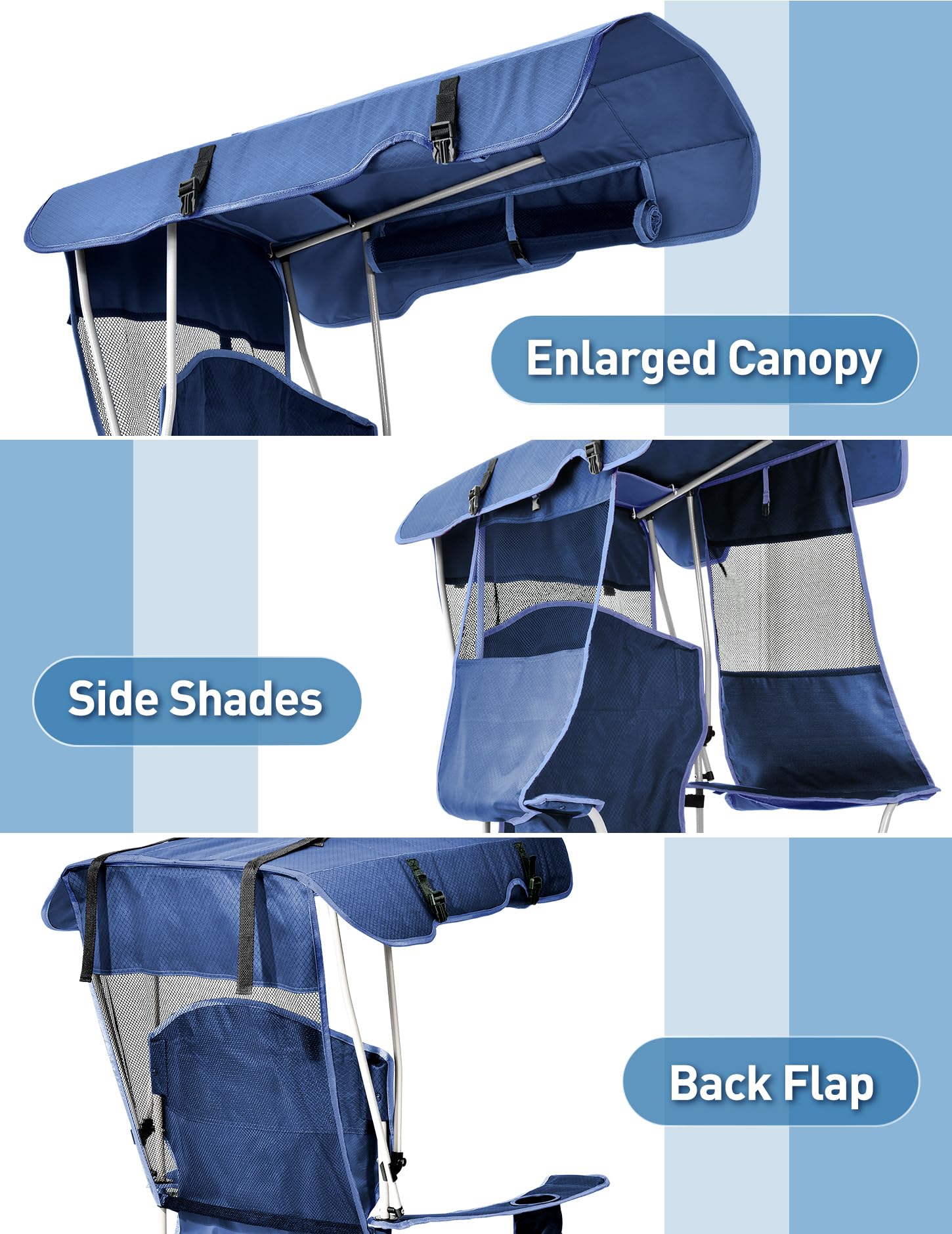 Folding Camping Chair with Sha - Outdoor Camping Table And Chairs บทวิจารณ์และราคา
