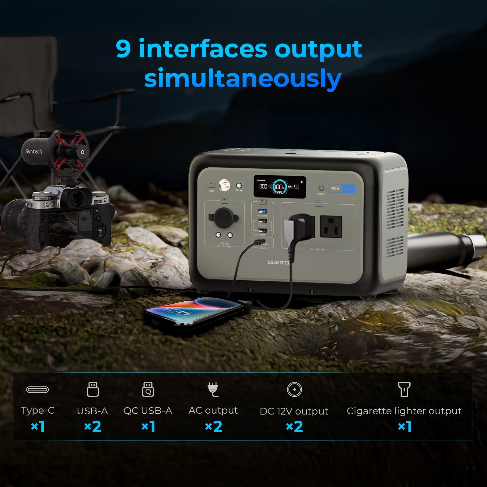 800W LiFePO4 Portable Power St - Portable Power Station บทวิจารณ์และราคา