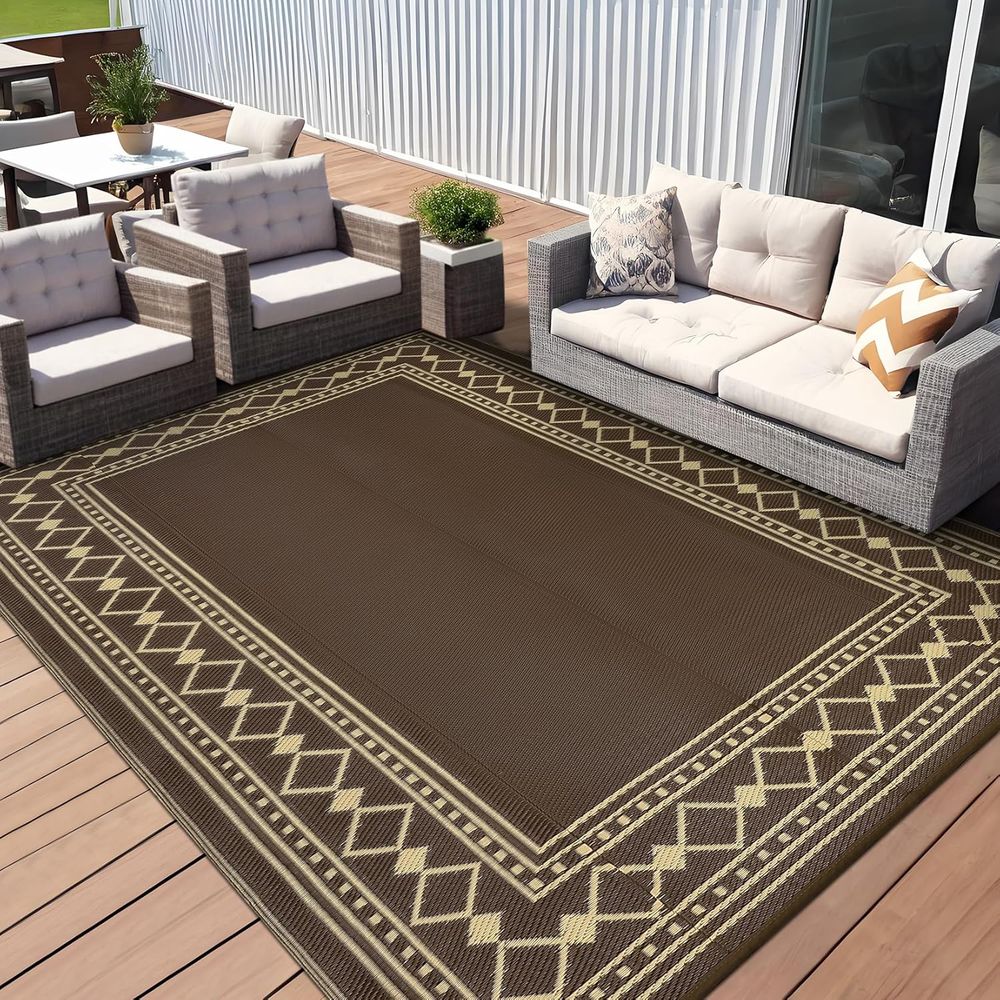 Reversible Outdoor Rug 9x18 Fe - Outdoor Camping Rugs 9X18 บทวิจารณ์และราคา