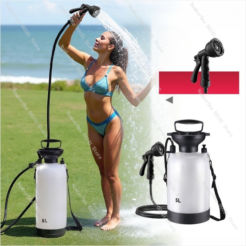 5-liter Portable Shower for Ou - Outdoor Camping Kit บทวิจารณ์และราคา