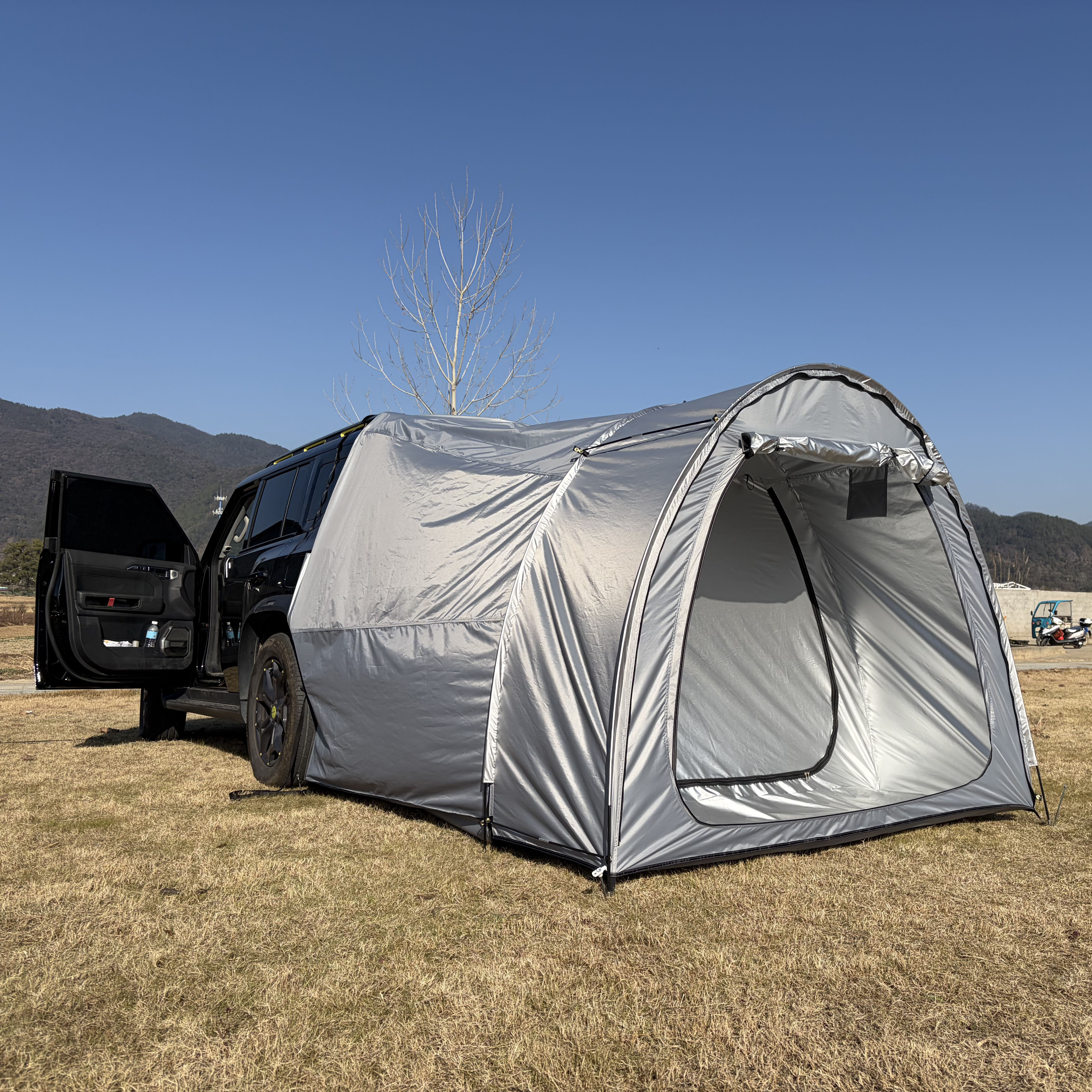 1-2 Person SUV Tent Weather Re - Outdoor Camping Van Tent บทวิจารณ์และราคา