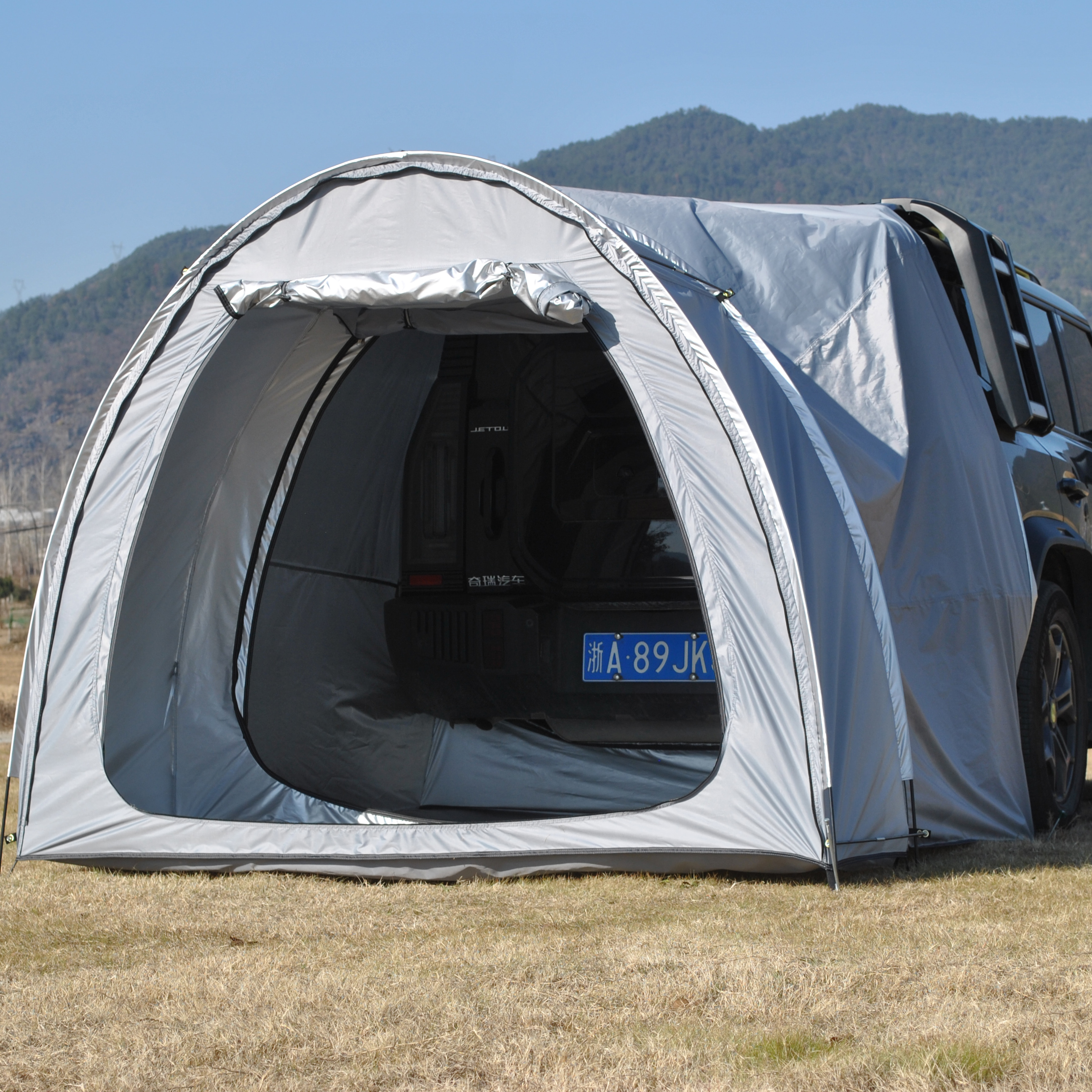 1-2 Person SUV Tent Weather Re - Outdoor Camping Van Tent บทวิจารณ์และราคา
