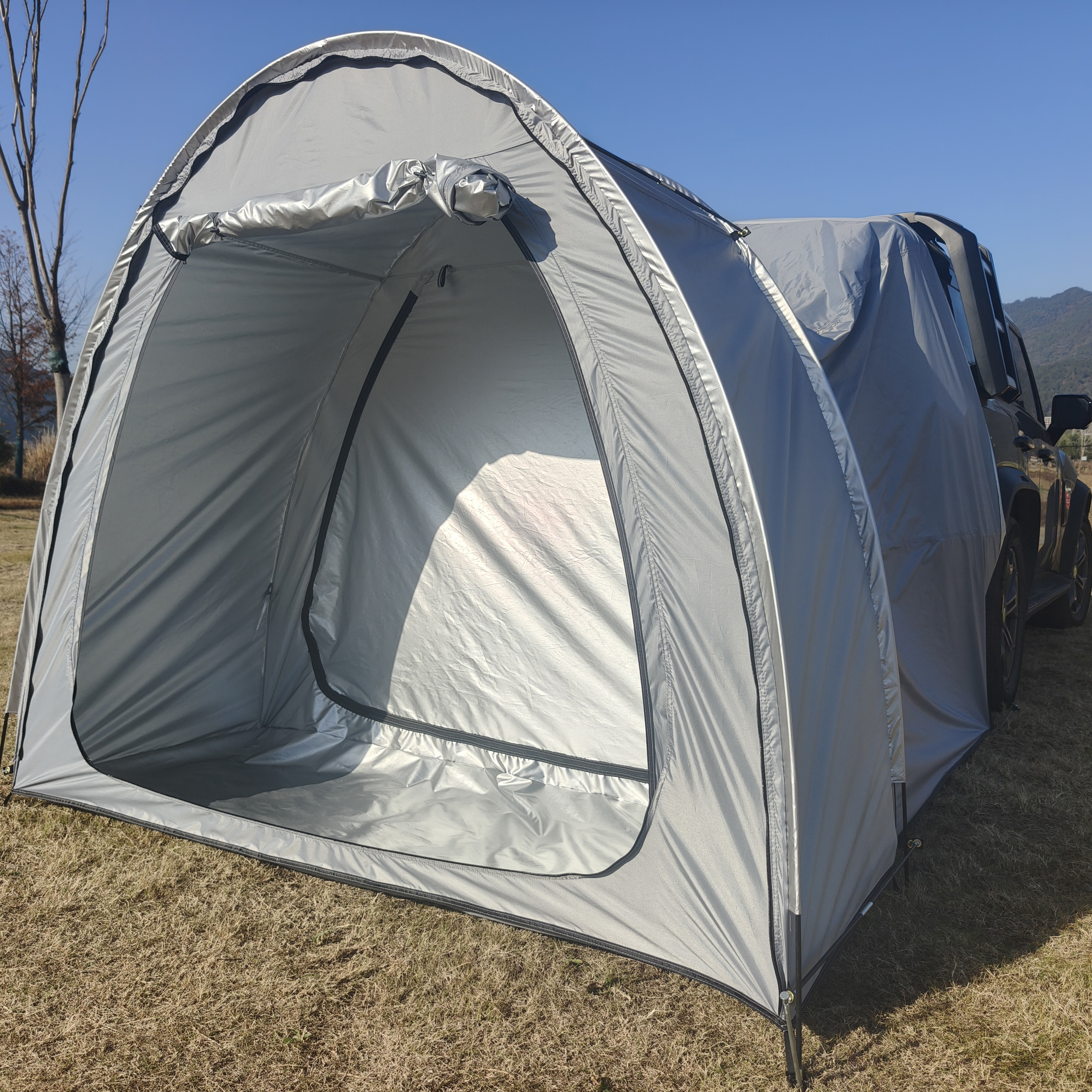 1-2 Person SUV Tent Weather Re - Outdoor Camping Van Tent บทวิจารณ์และราคา