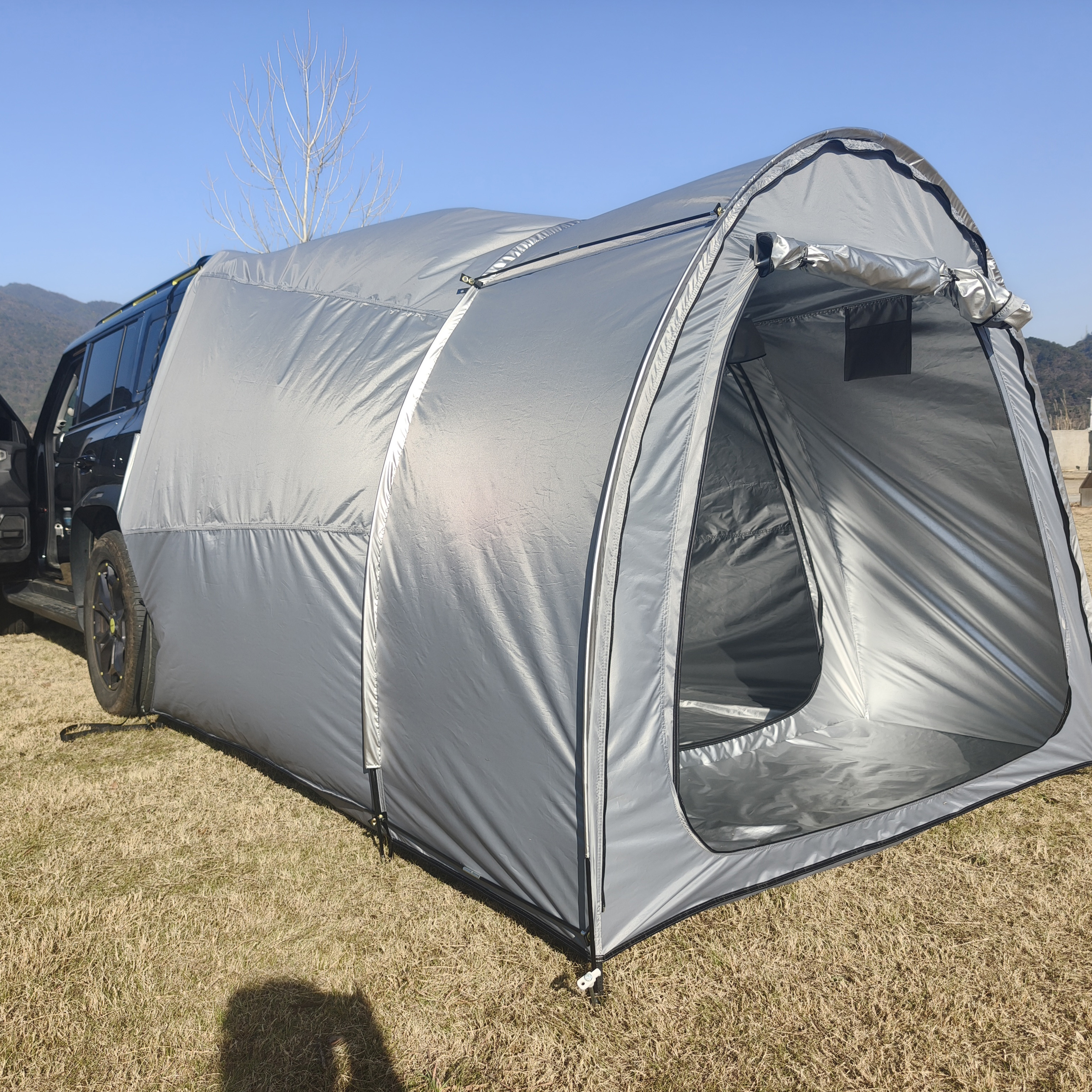 1-2 Person SUV Tent Weather Re - Outdoor Camping Van Tent บทวิจารณ์และราคา
