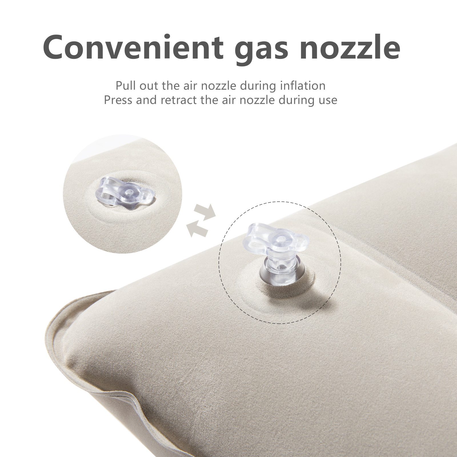 BISINNA Inflatable Pillow,Port - Camp Pillow Compressible บทวิจารณ์และราคา