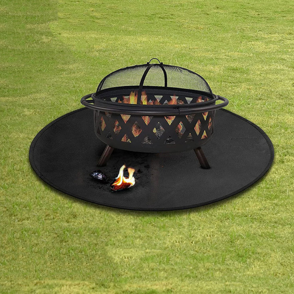 Fire Pit Mat Premium Silicone  - Outdoor Camping Fire Pit บทวิจารณ์และราคา