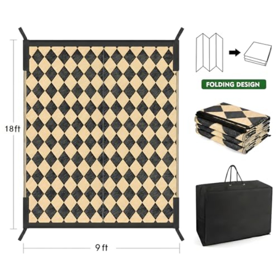 Outdoor Camping Rugs 9x18 ft W - Outdoor Camping Rugs 9X18 บทวิจารณ์และราคา