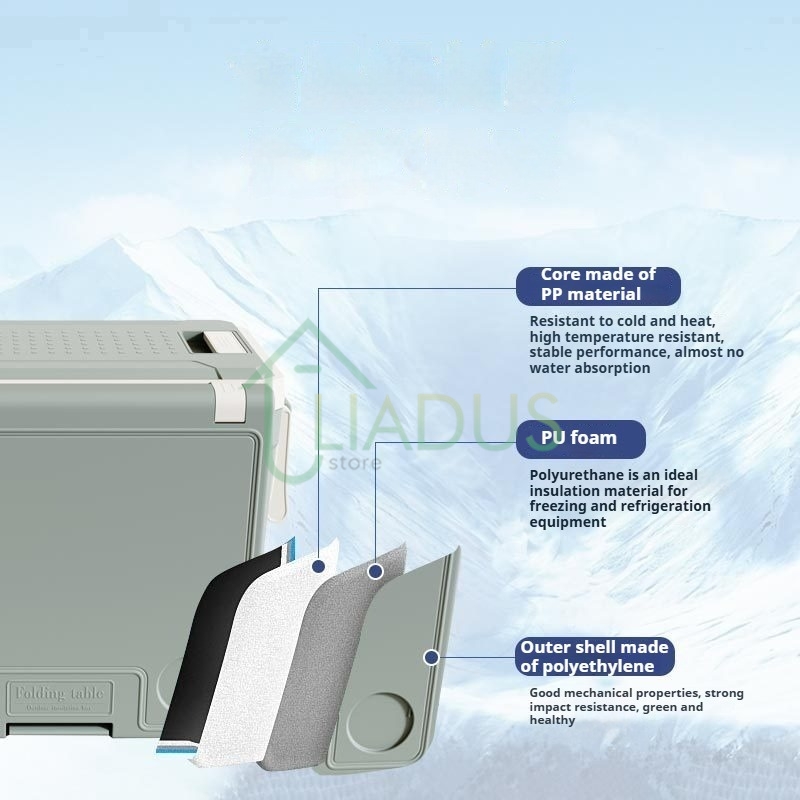 32L / 46L Camping Ice Box Fold - Outdoor Camping Table And Chairs บทวิจารณ์และราคา