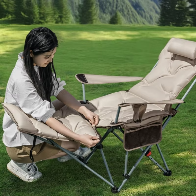 Folding Recliner Portable Camp - Outdoor Camping Table And Chairs บทวิจารณ์และราคา
