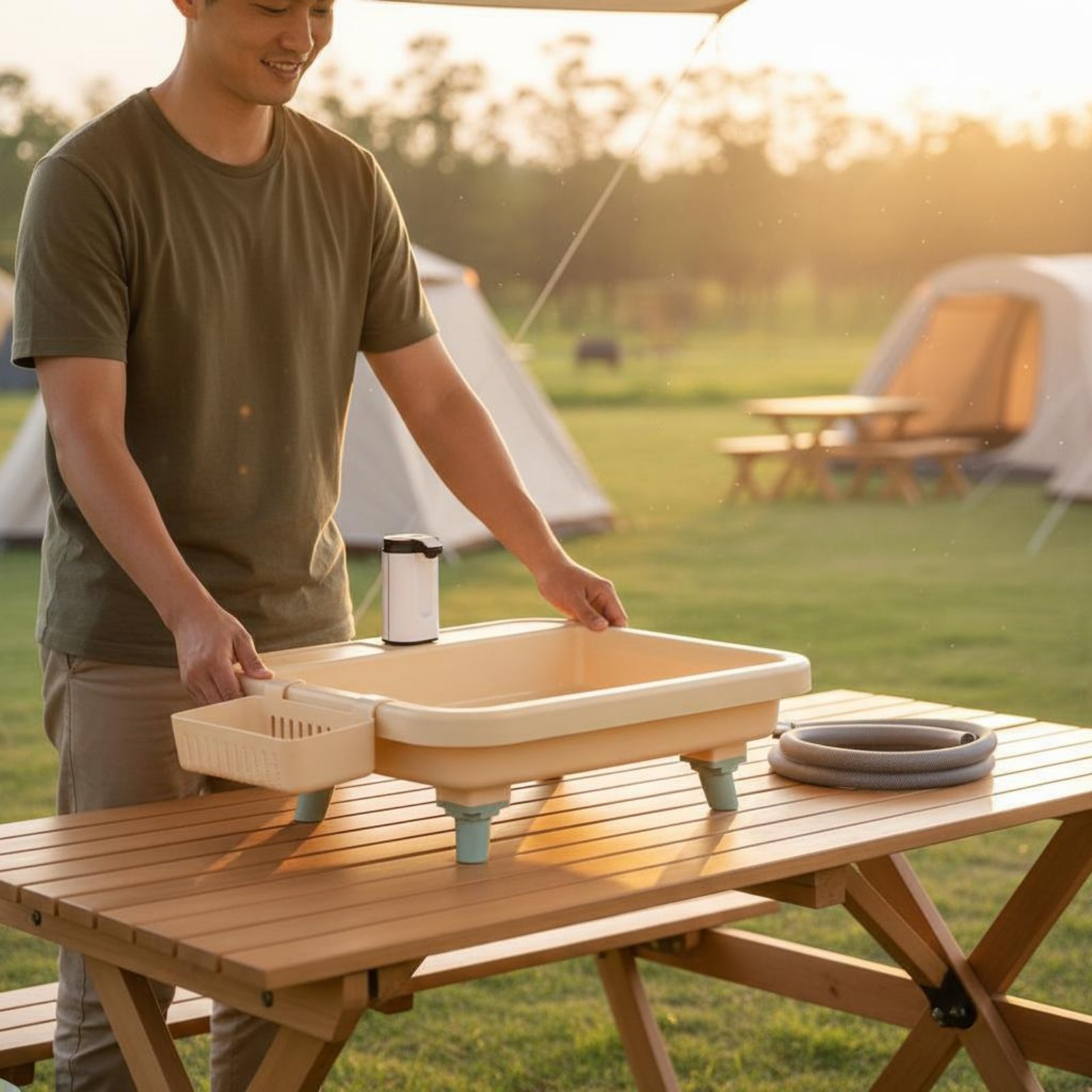 Portable Hand Washing Station  - Outdoor Camp บทวิจารณ์และราคา