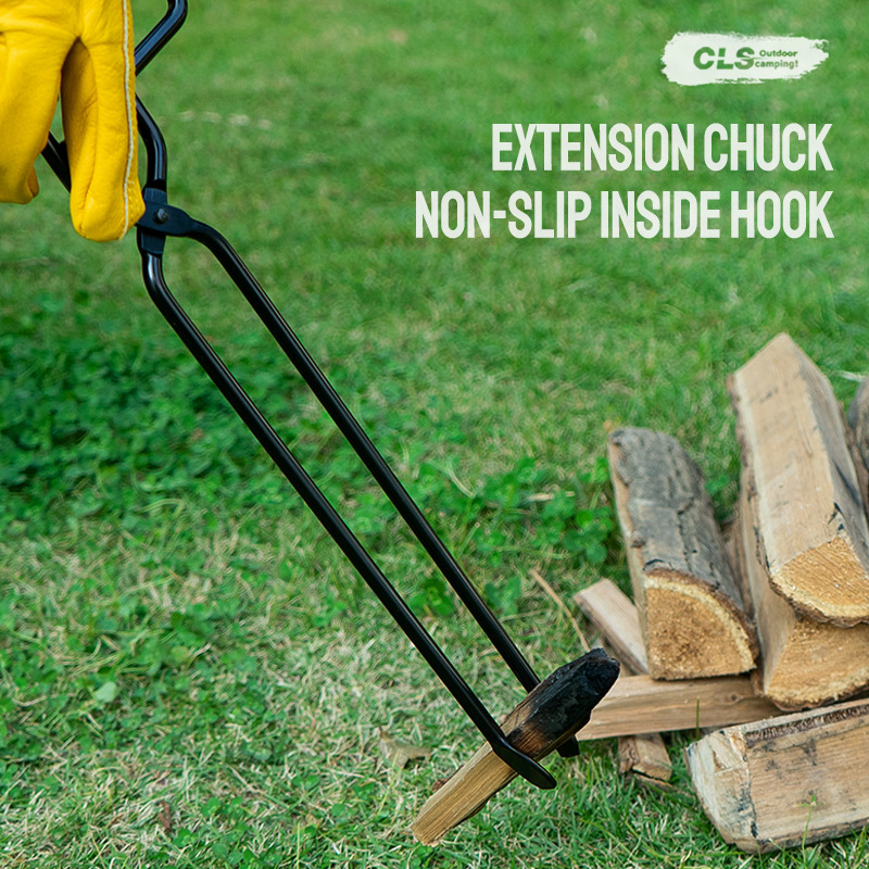 Firewood Tongs Metal Heat Resi - Camping Quiet บทวิจารณ์และราคา