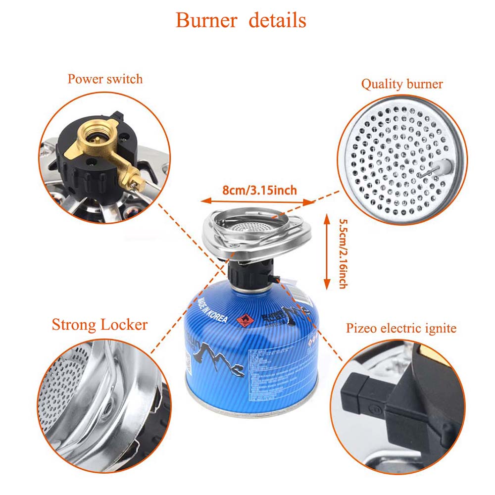 1500W BRS 61 Outdoor  Integrat - Outdoor Gas Camping Oven บทวิจารณ์และราคา