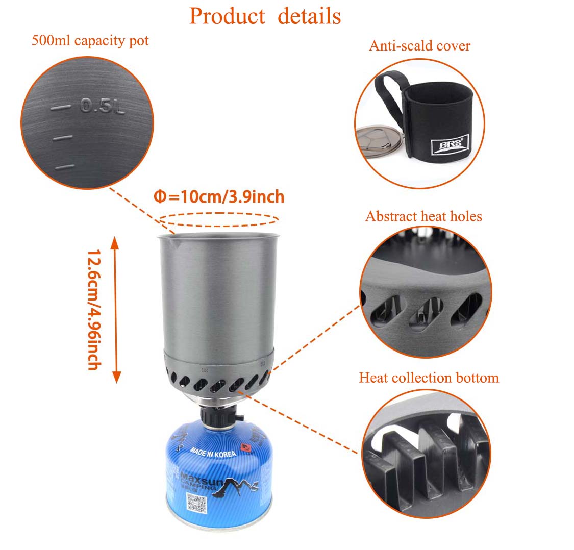 1500W BRS 61 Outdoor  Integrat - Outdoor Gas Camping Oven บทวิจารณ์และราคา
