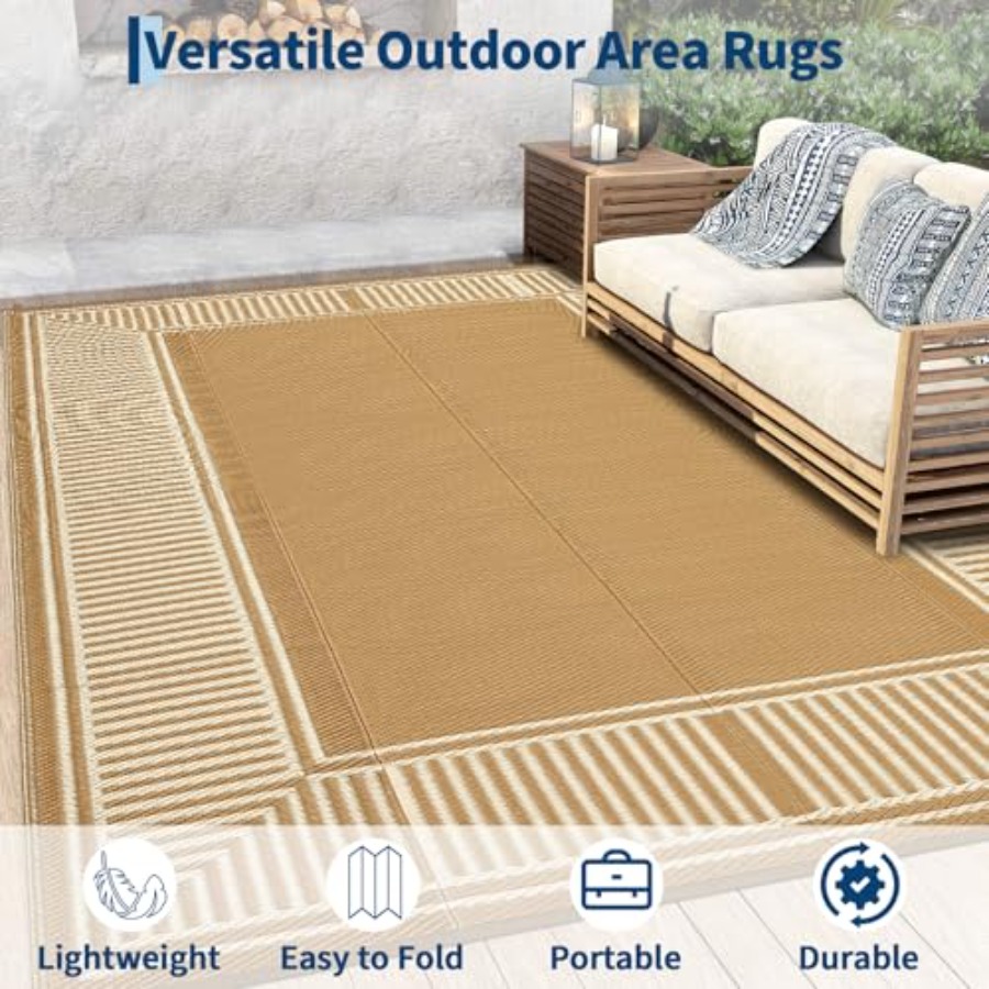 Outdoor Rug 9x18 for Patio Bac - Outdoor Camping Rugs 9X18 บทวิจารณ์และราคา