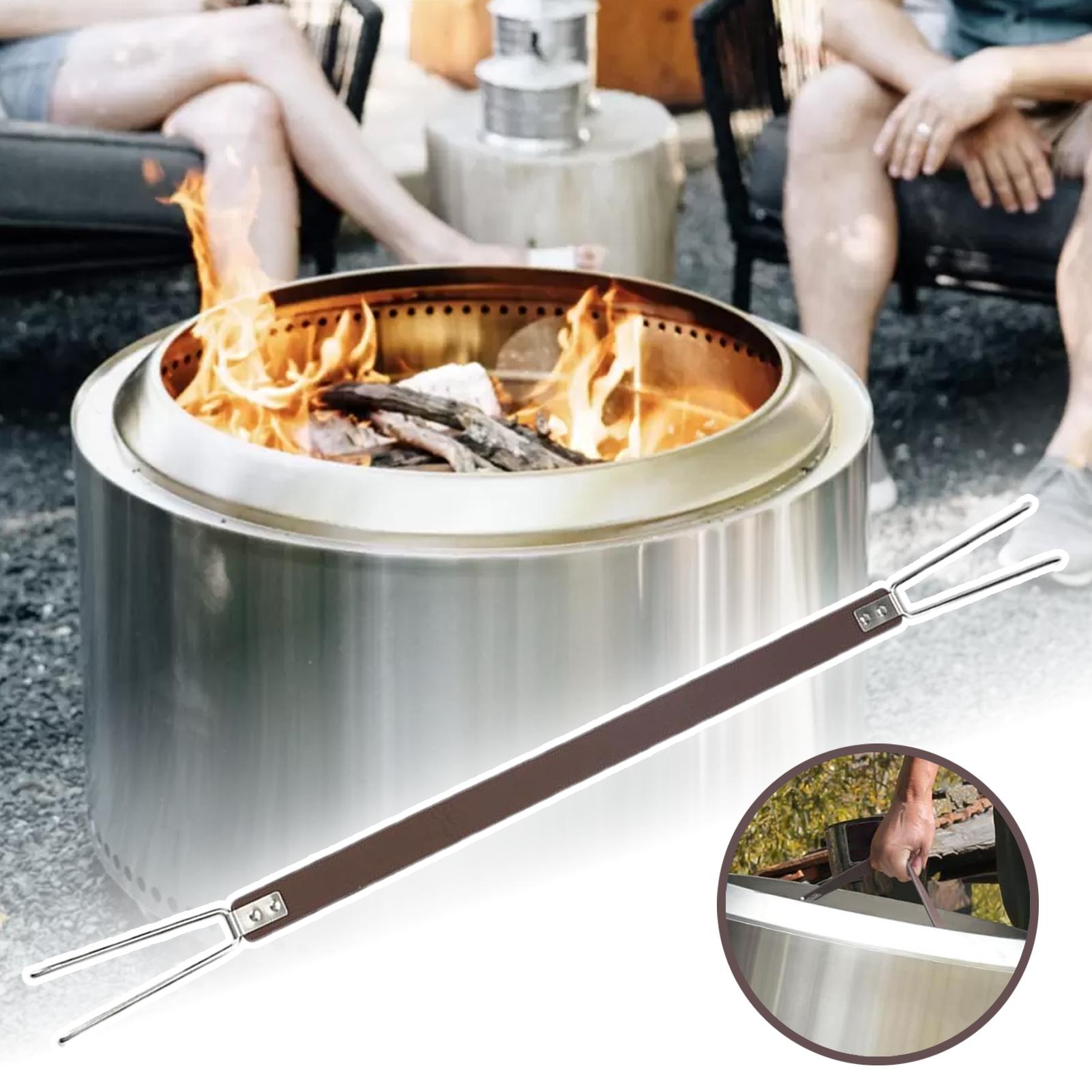 Handle for Fire Pit Lid Fire P - Outdoor Camping Fire Pit บทวิจารณ์และราคา