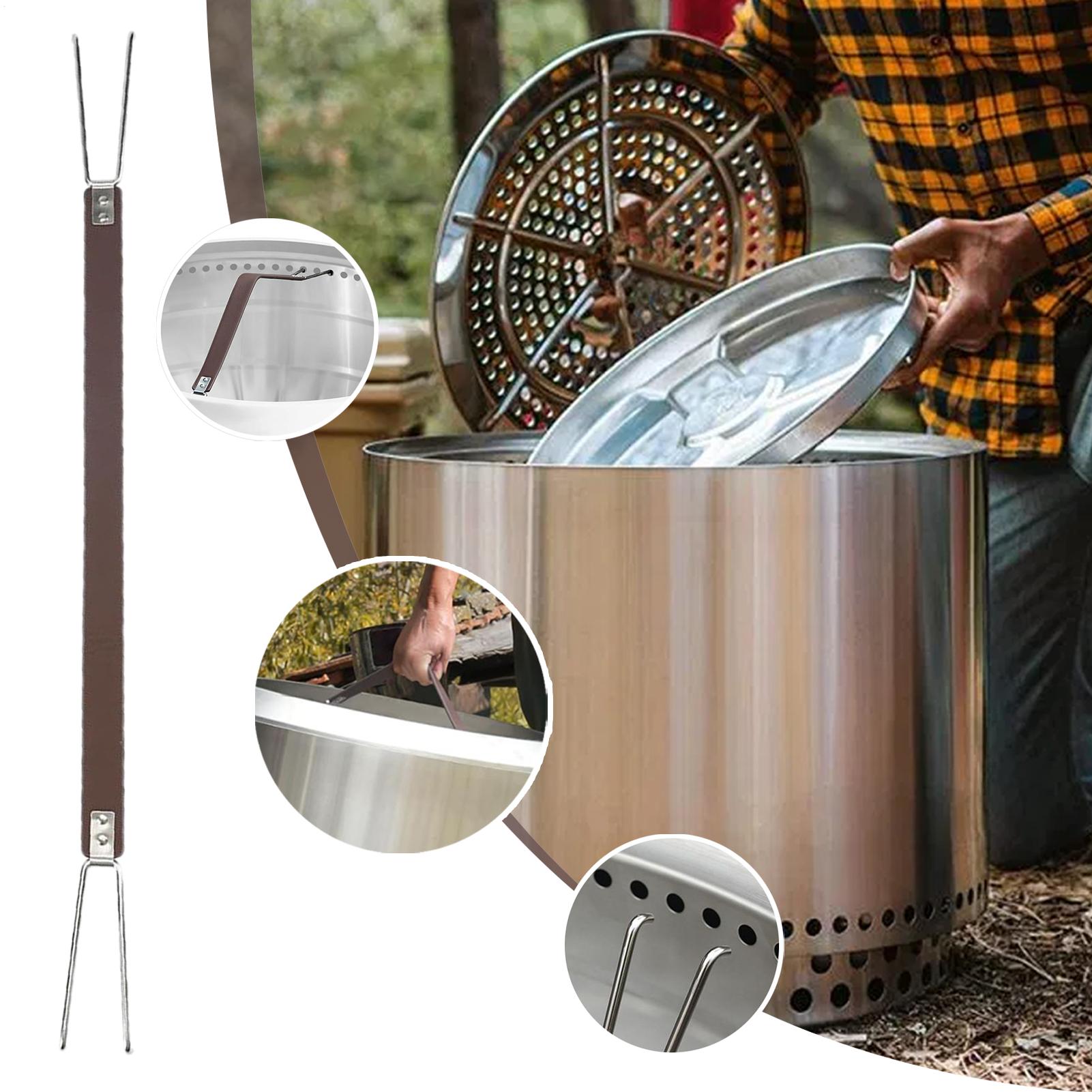 Handle for Fire Pit Lid Fire P - Outdoor Camping Fire Pit บทวิจารณ์และราคา