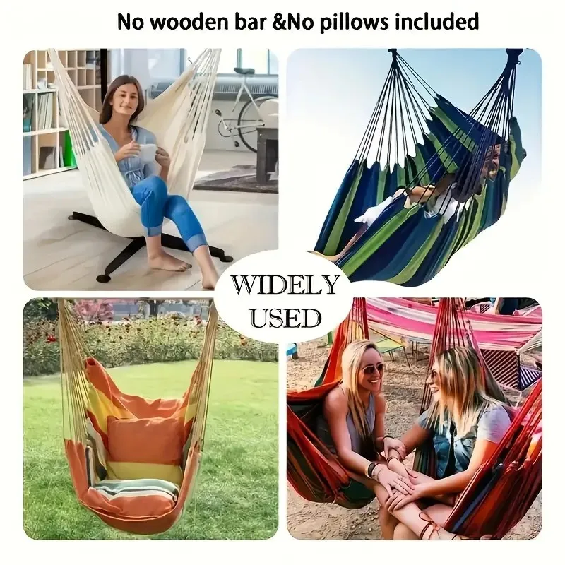 Hammock Chair Hanging Swing Se - Camping Outdoor Or Indoor บทวิจารณ์และราคา