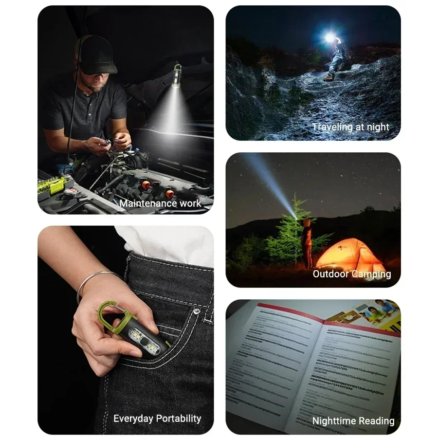 Powerful EDC LED Flashlight Ke - Outdoor Camping Decor บทวิจารณ์และราคา