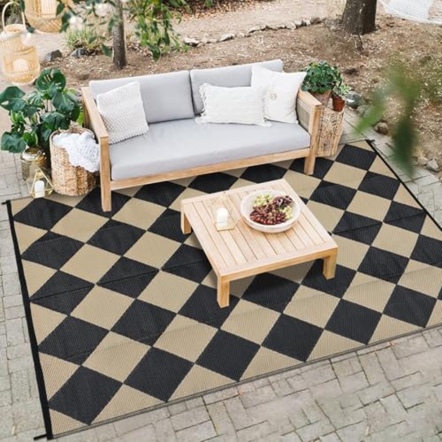 Outdoor Plastic Straw Rug 9x18 - Outdoor Camping Rugs 9X18 บทวิจารณ์และราคา