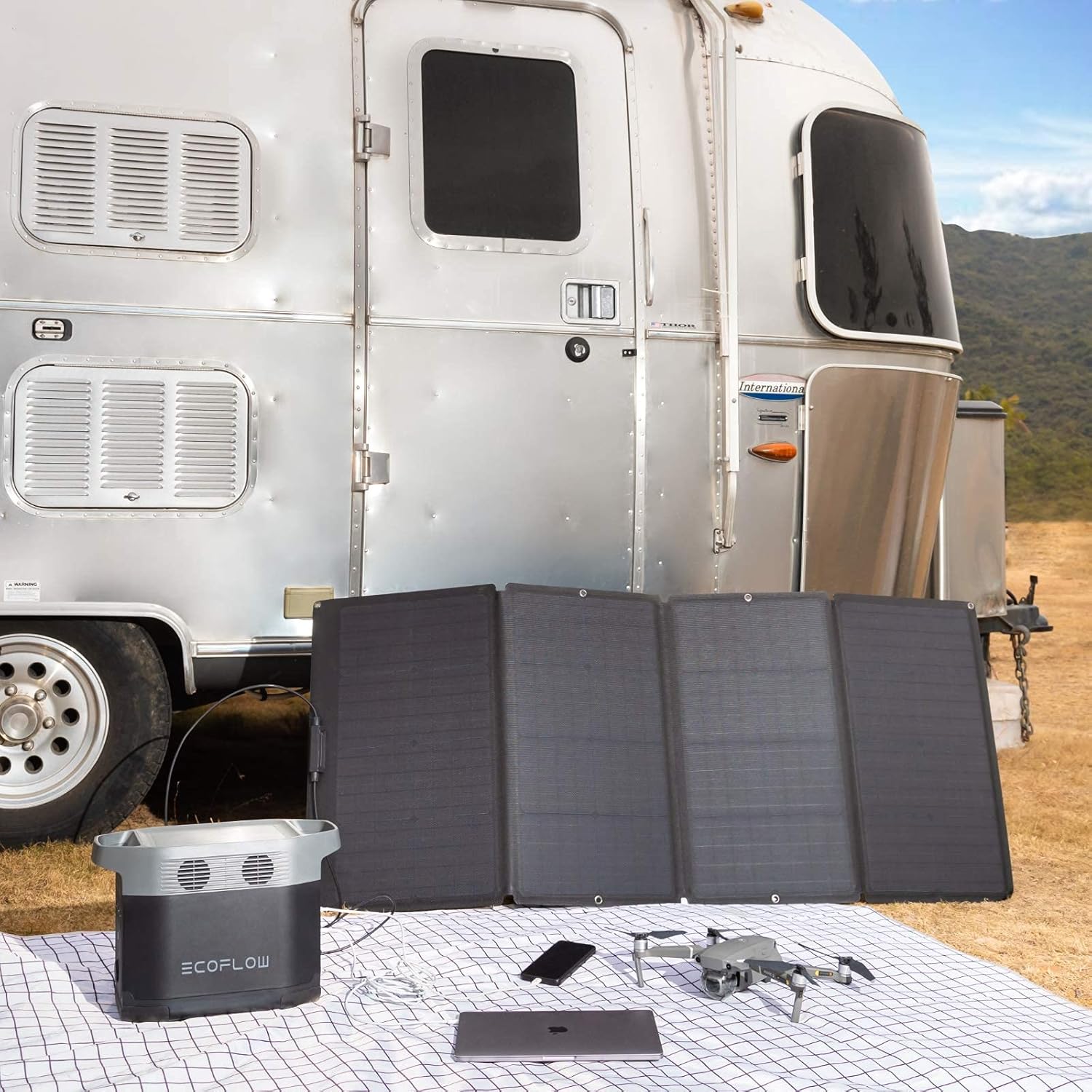 160 Watt Foldable Solar Panel  - Portable Power Station บทวิจารณ์และราคา