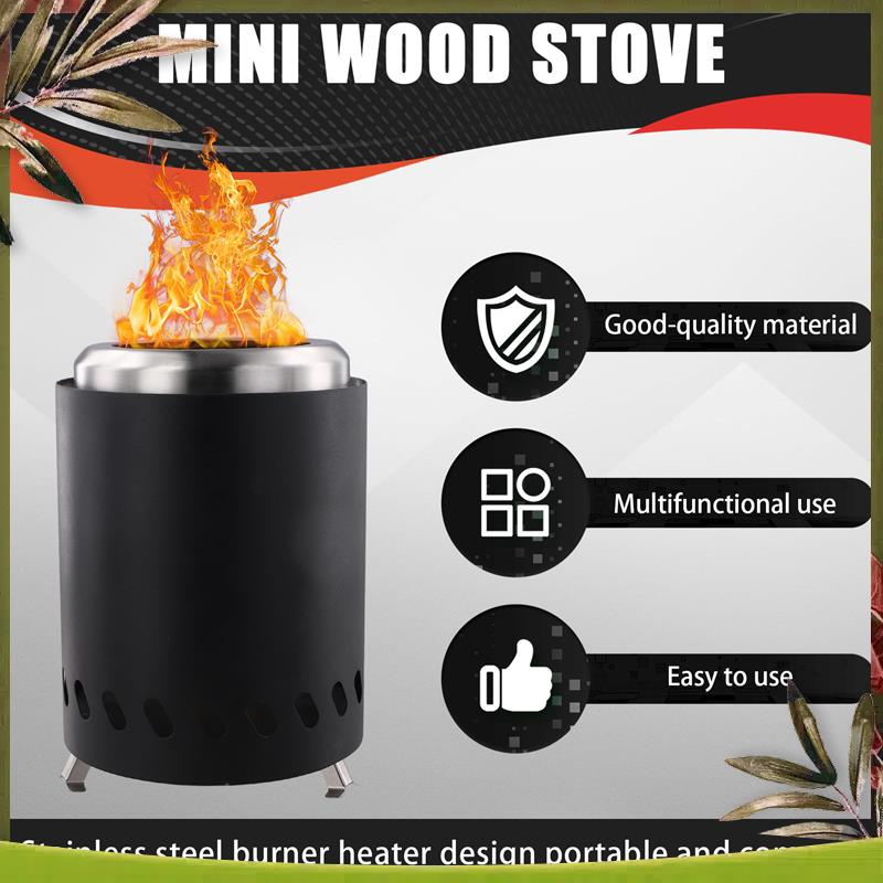 A08P-Portable Stainless Steel  - Outdoor Camping Fire Pit บทวิจารณ์และราคา