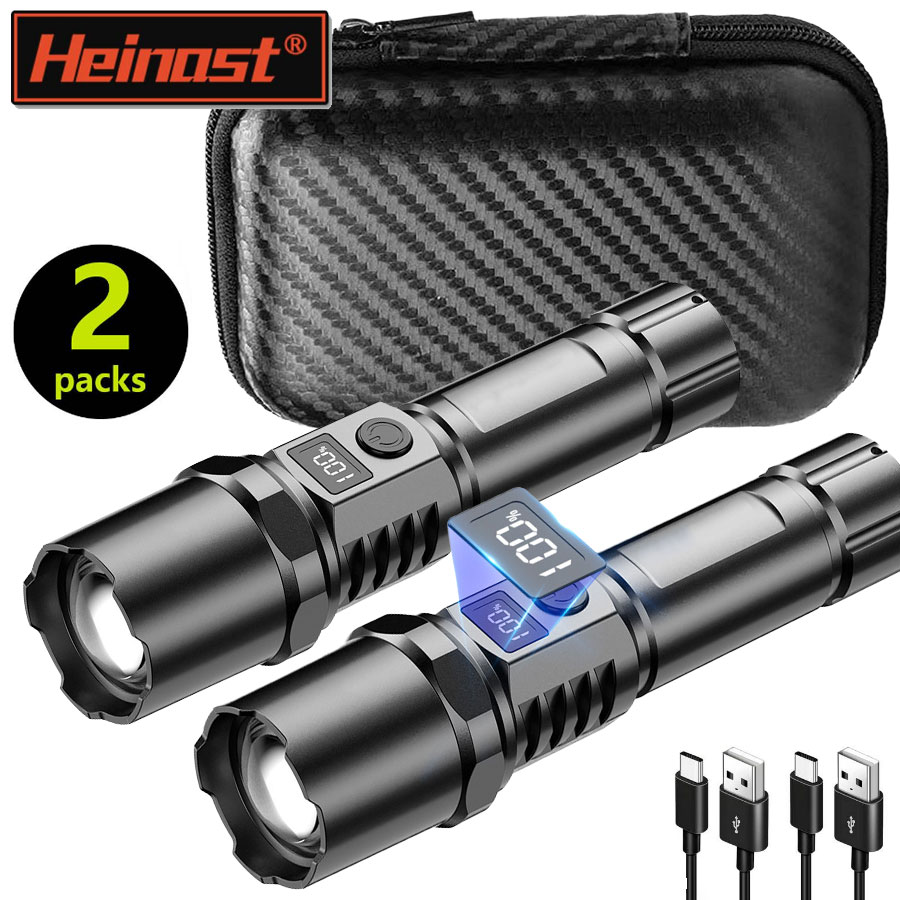 High Power XHP100 Led Flashlig - Outdoor Camping Decor บทวิจารณ์และราคา