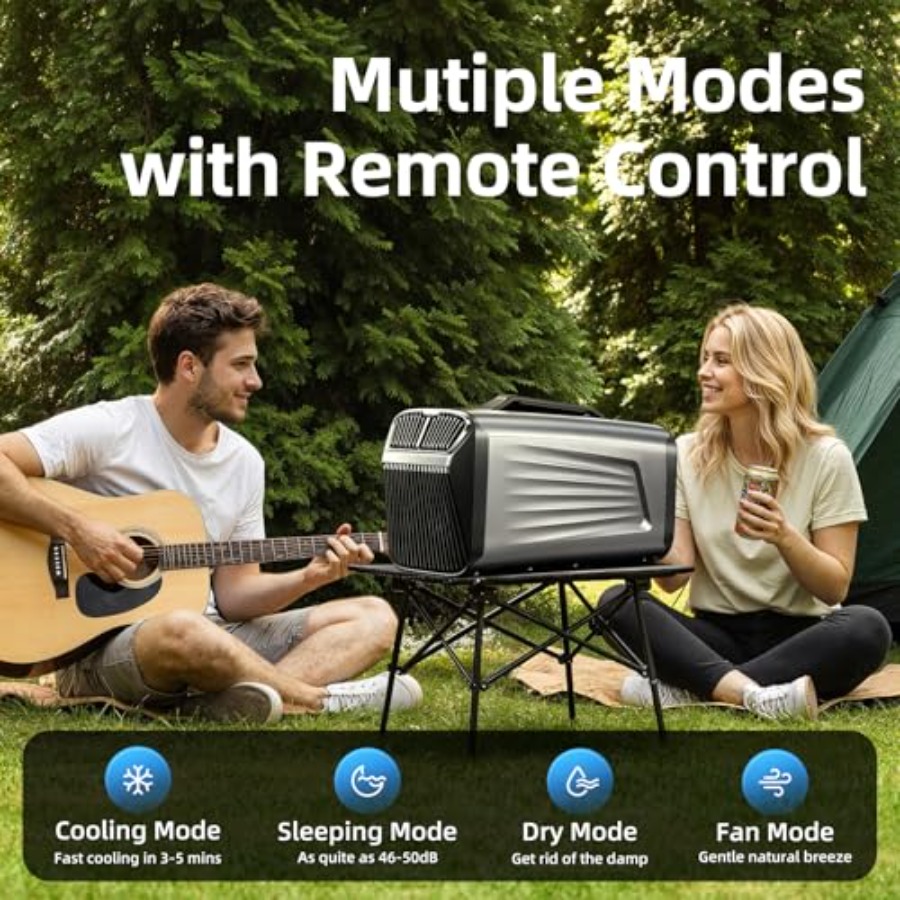 5200BTU Portable Camping Air C - Outdoor Camping Van Tent บทวิจารณ์และราคา