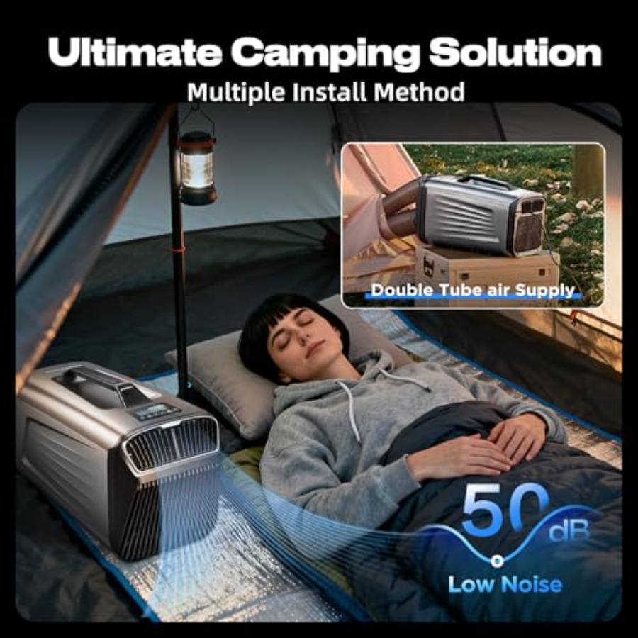 5200BTU Portable Camping Air C - Outdoor Camping Van Tent บทวิจารณ์และราคา