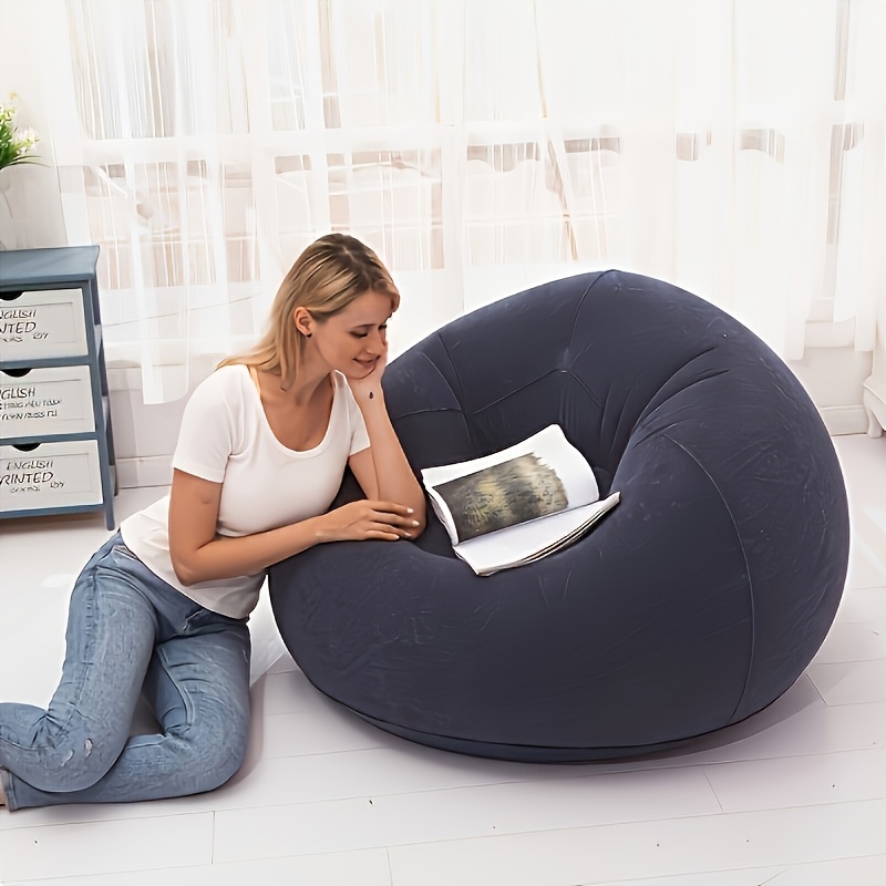 1pc Large Bean Bag Chair, Infl - Outdoor Chair Camping บทวิจารณ์และราคา
