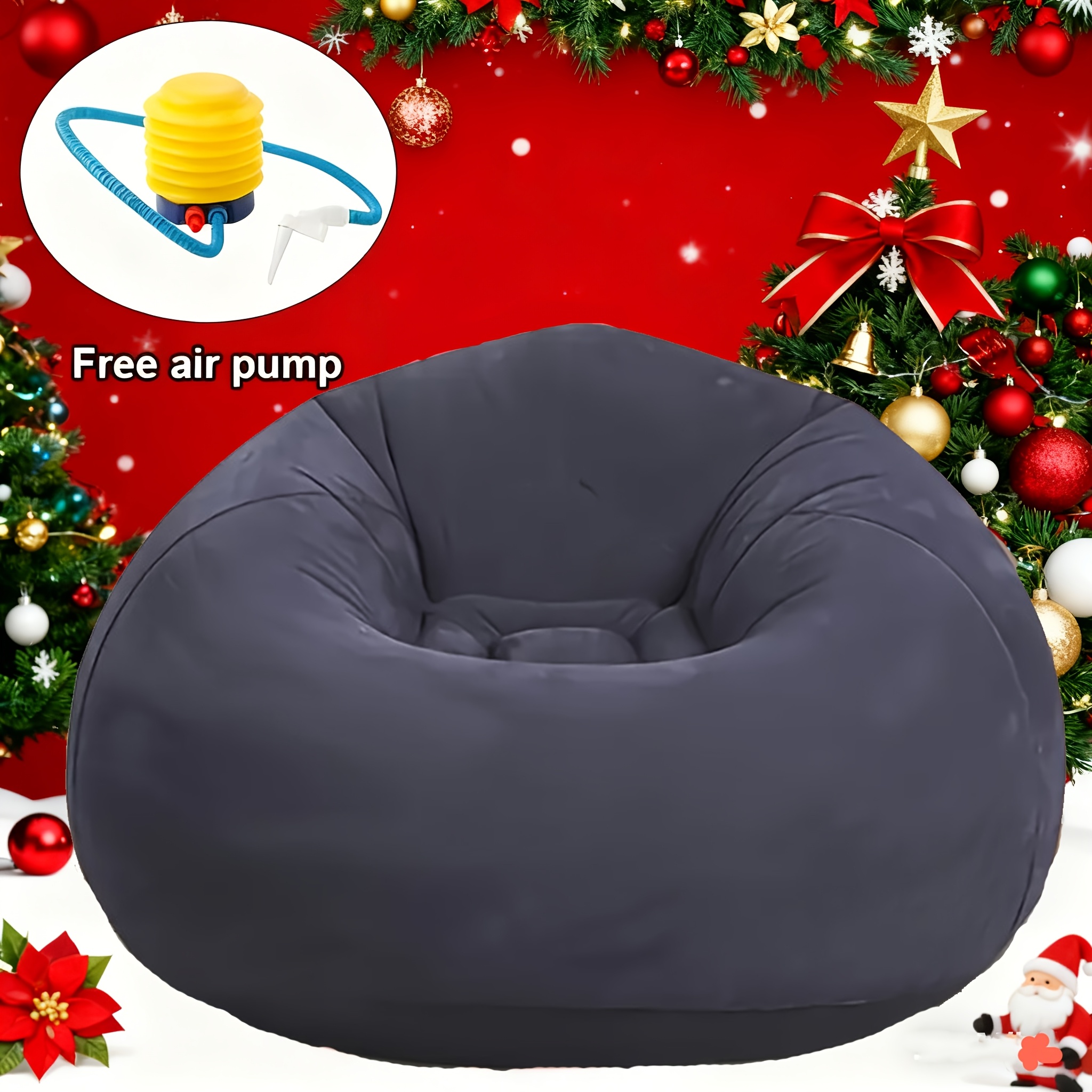 1pc Large Bean Bag Chair, Infl - Outdoor Chair Camping บทวิจารณ์และราคา