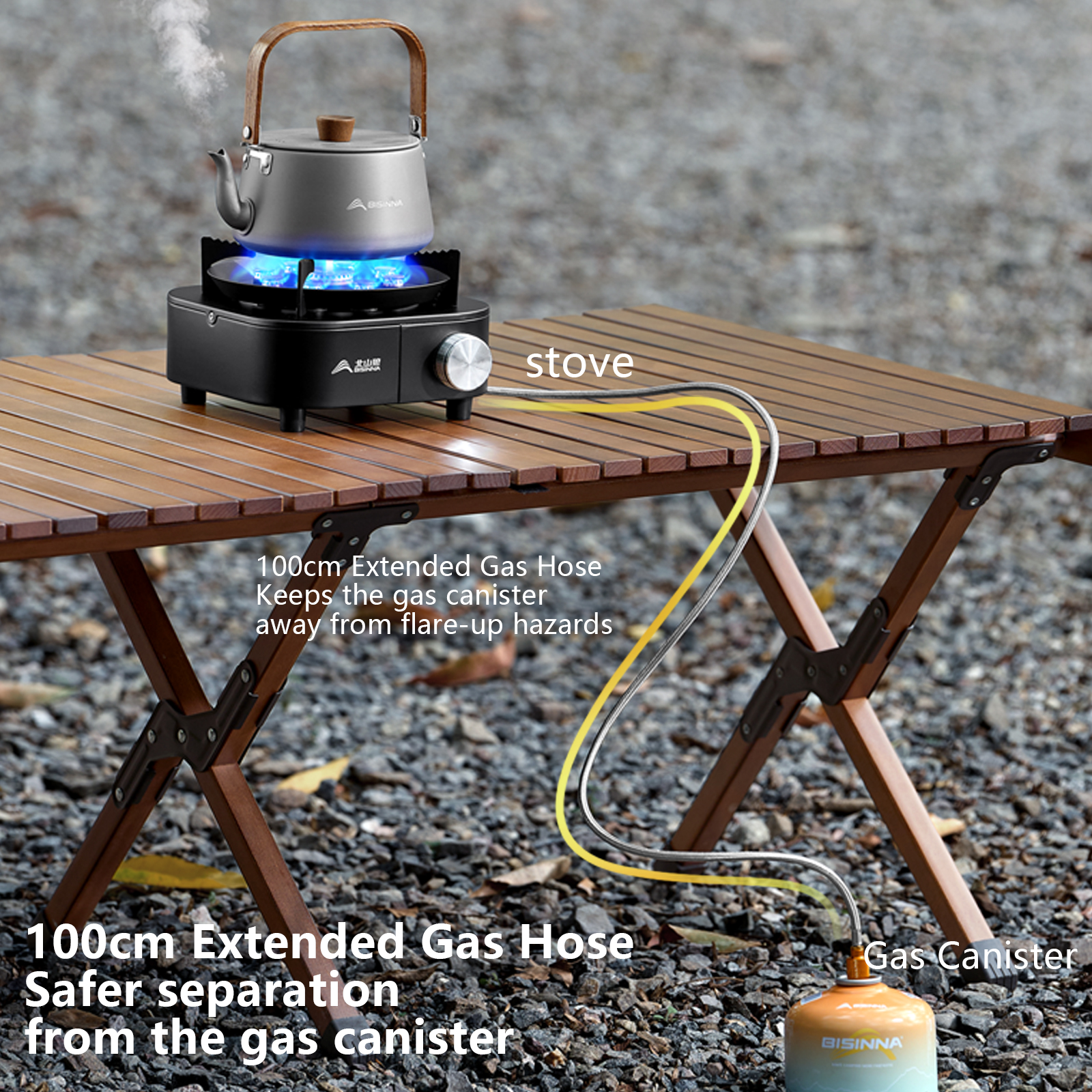 BISINNA Portable Camping Gas S - Outdoor Gas Camping Oven บทวิจารณ์และราคา