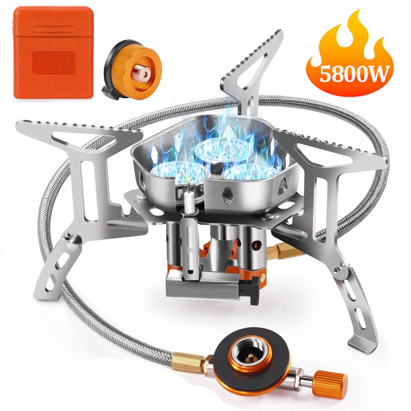 5800W High-Power Camping Gas S - Outdoor Gas Camping Oven บทวิจารณ์และราคา