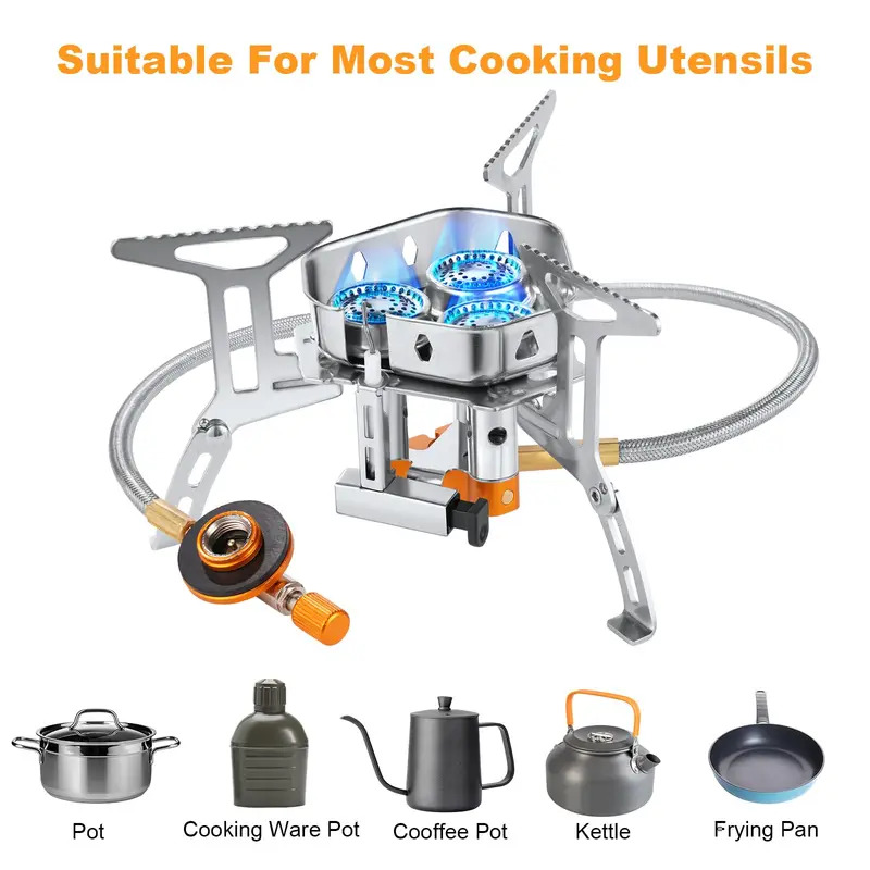 5800W High-Power Camping Gas S - Outdoor Gas Camping Oven บทวิจารณ์และราคา