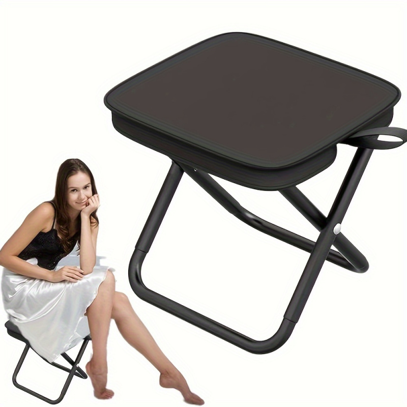 1pc Portable Folding Iron Allo - Outdoor Chair Camping บทวิจารณ์และราคา