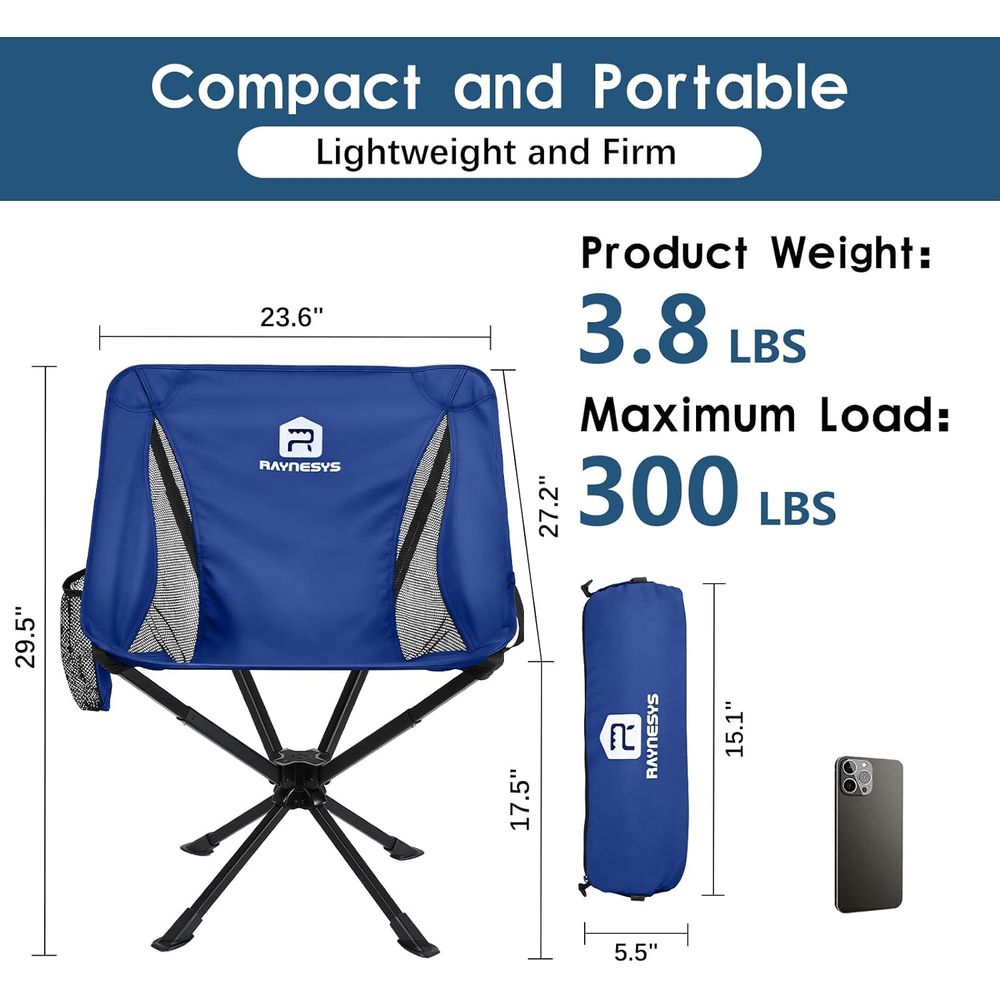 Quick Setup Lightweight Portab - Outdoor Chair Camping บทวิจารณ์และราคา