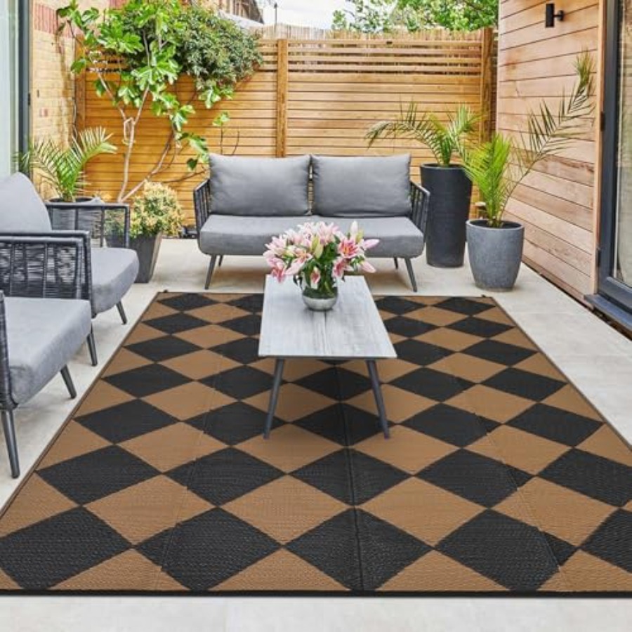 Outdoor Plastic Straw Rug 9x18 - Outdoor Camping Rugs 9X18 บทวิจารณ์และราคา