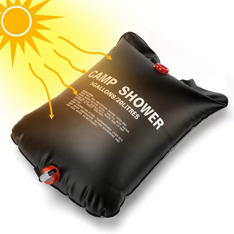 20/40L Camping foldable Solar  - Outdoor Camping Hot Water Shower บทวิจารณ์และราคา