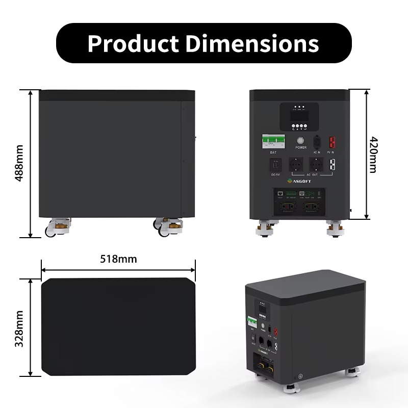 6.6kWh Portable Home Energy St - Portable Power Station บทวิจารณ์และราคา