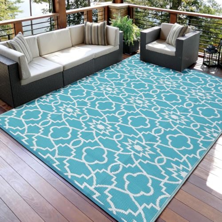 Reversible Mats 9x18 Plastic S - Outdoor Camping Rugs 9X18 บทวิจารณ์และราคา