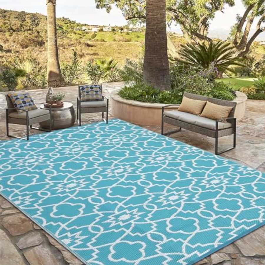 Reversible Mats 9x18 Plastic S - Outdoor Camping Rugs 9X18 บทวิจารณ์และราคา